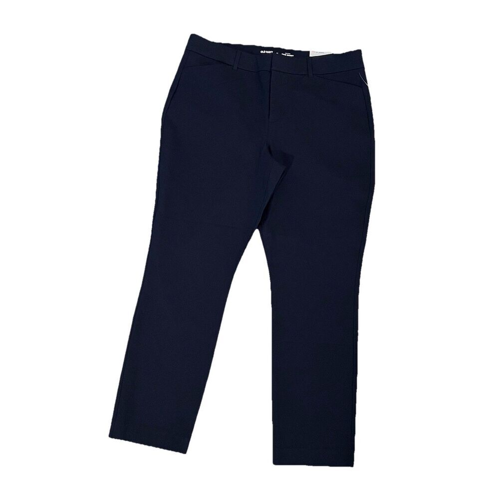 Old Navy Women’s Pants 16 High Rise Pixie Skinny Navy Blue